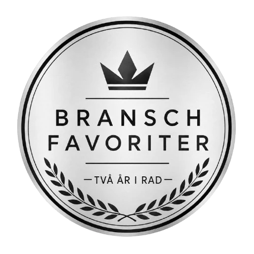 Branschfavoriter kvalitetssigill – två år i rad
